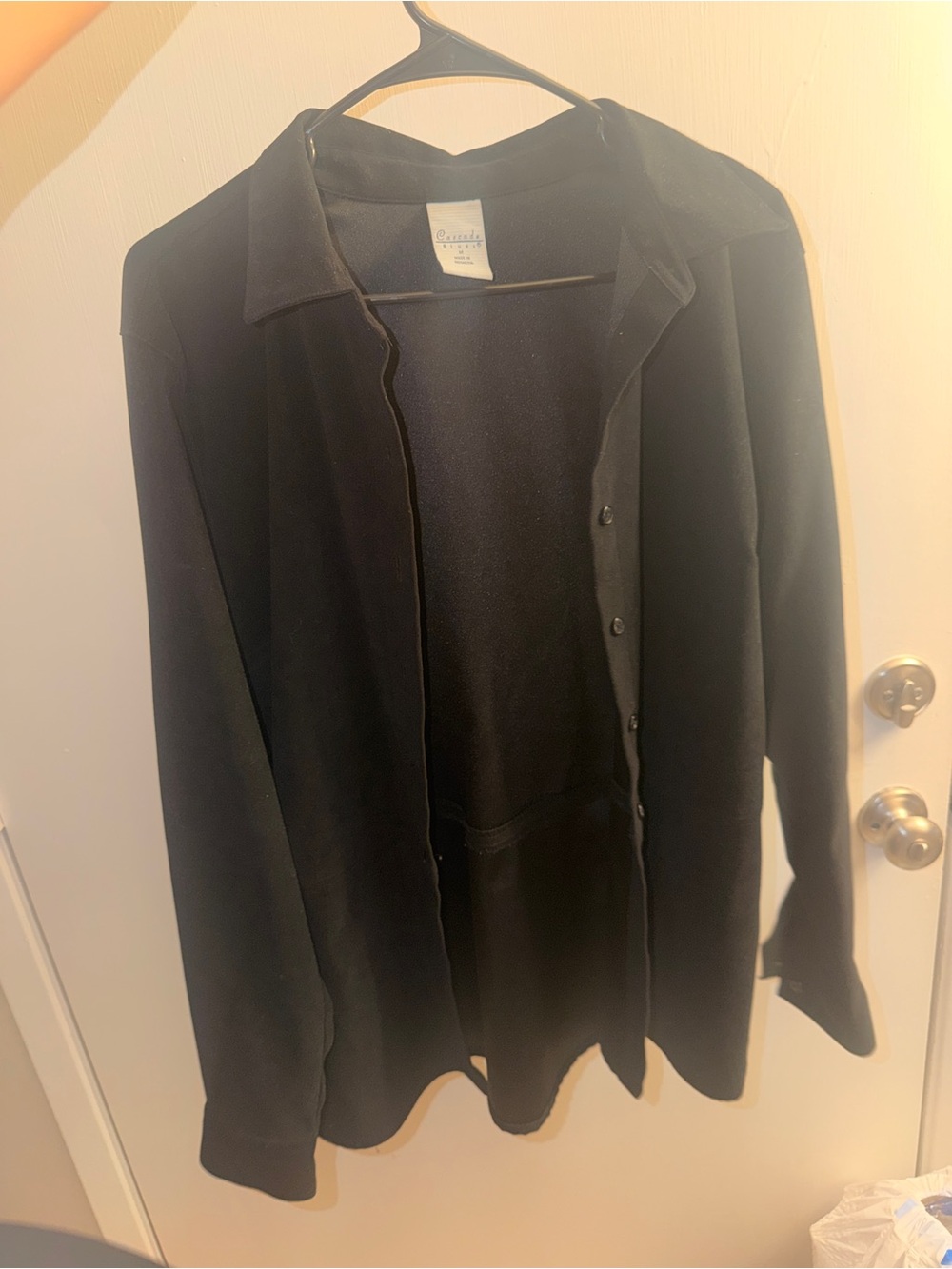 Cascade Blues - Black Women's Button up jacket